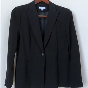 Black Calvin Klein Power Blazer